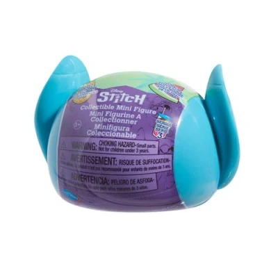 Abbildung von Just Play Disney Stitch Kapsel Minifiguren Welle 3, 5 cm große Überraschungsfigur, blau, Außerirdischer, Kinderspielzeug ab 3 Jahren