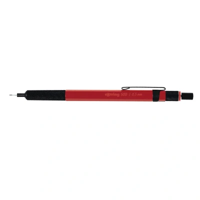 Abbildung von rOtring 500 Druckbleistift , 0,5 mm Roter Schaft