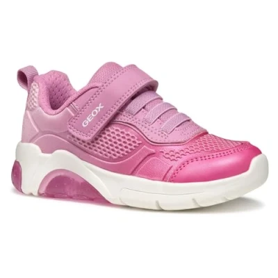 Abbildung von Geox Light UP J Fadinlight GIRL Sneaker low für Kinder, Größe: 26, Pink/fuchsia Schuhe