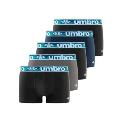 Abbildung von Unterhosen Männer 100% Baumwolle, Boxershorts Herren, Hypoallergen (5er Pack), Schwarz/Blau/Grau, L