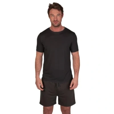 Abbildung von Light &amp; Shade Men&#039;s LSSET032 Pajama Set, Holzkohle, S