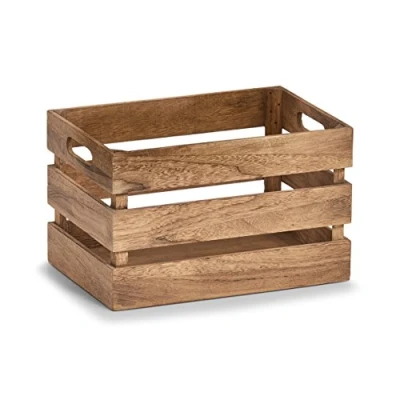 Abbildung von Zeller 15165 Aufbewahrungs Kiste Vintage, Holz Kiste, Holz, Natur, ca. 31 x 21 19 cm