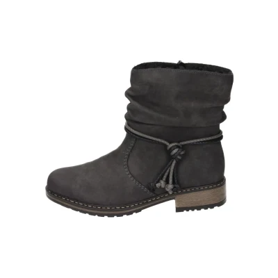 Abbildung von Rieker Stiefelette, Damen, Größe: 36, Anthrazit Schuhe