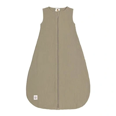 Abbildung von LÄSSIG Baby Sommerschlafsack ohne Ärmel Muslin Baumwolle GOTS zertifiziert unisex/Muslin Sleeping Bag olive, Größe 62/68 3 6 Monate