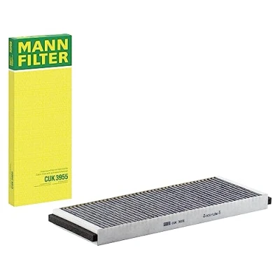 Abbildung von MANN FILTER CUK 3955 Innenraumfilter Pollenfilter mit Aktivkohle Für PKW