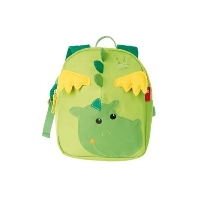 Abbildung von SIGIKID 24216 Mini Rucksack Drache Kinderrucksack für Krippe, Kita, Ausflüge empfohlen Mädchen und Jungen ab 2 Jahren, Grün 24 cm