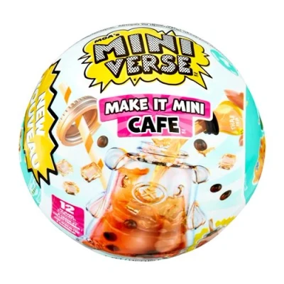 Abbildung von MGA&#039;s Miniverse Make It Mini Cafe Series 4 Sammlerstücke, Kunstharz Bastelspiel, Nachgebildete Lebensmittel, Für Sammler &amp; Kinder ab 8, NICHT ESSBAR