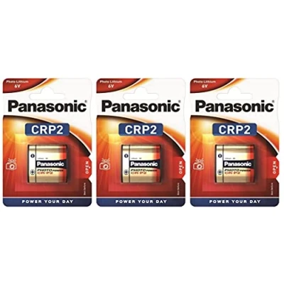Abbildung von Panasonic CRP2 Lithium Batterie, 6 V, Blisterpackung, 1 x 3 Stück, Blisterverpackung