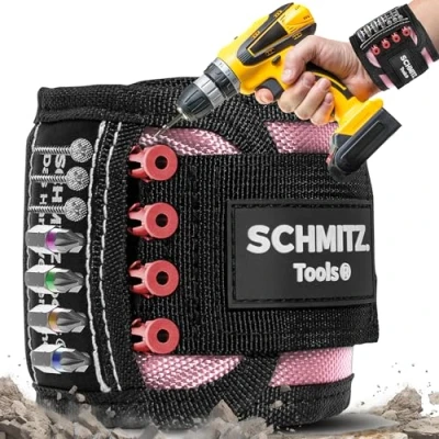 Abbildung von SCHMITZ.Tools Magnetarmband Handwerker Geschenke Gadget für Männer Papa Werkzeug praktische Väter Vatertagsgeschenk
