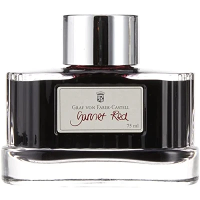 Abbildung von Graf von Faber Castell 141005 Tintenglas, granat rot