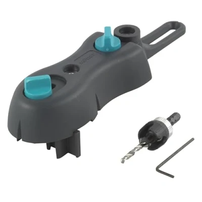 Abbildung von wolfcraft Terrassenbohr Set 6960000 I Für gleichmäßige Verschraubung von Terrassendielen