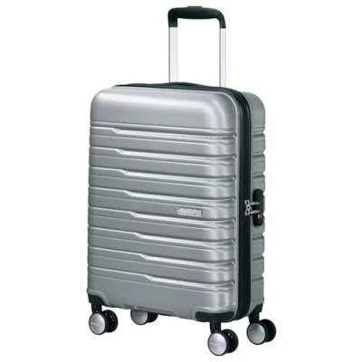 Abbildung von American Tourister Flashline Spinner 55/20 Tsa Sky Silver Koffer mit 4 Rollen Weichgepäck