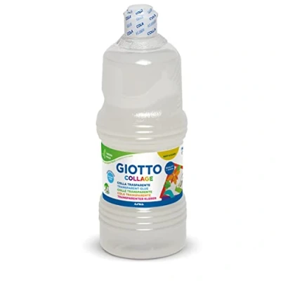 Abbildung von GIOTTO Collage, Transparenter Kleber, Bio Kunststoff Flasche, 1 kg