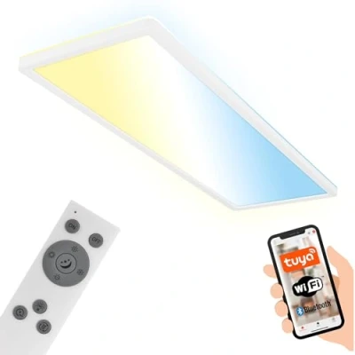 Abbildung von Smarte LED Deckenleuchte Tava, 58x20 cm, CCT, dimmbar