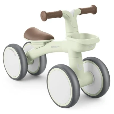 Abbildung von KikkaBoo Bicicleta Sin Pedales ZIPI, Correpasillos Bebé 1 Año, Equilibrio, Bici con Canasta, Ajustable, Juguete para Niños, Regalo Bebé, Menta