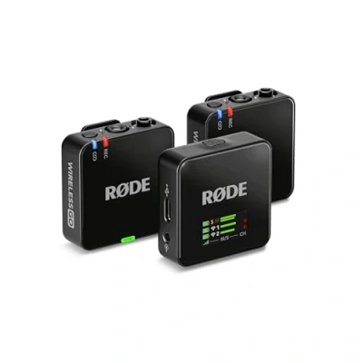 Abbildung von RØDE Wireless GO (Gen 3) Kompakter kabelloser Mikrofon Kristallklarer Klang, 32 Bit Float Aufnahme, automatische Pegelregelung, für Telefone, Kameras und Computer