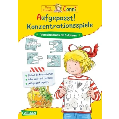 Abbildung von Conni Gelbe Reihe (Beschäftigungsbuch): Aufgepasst! Konzentrationsspiele: Vorschulblock ab 5 Jahren