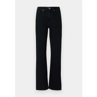 Abbildung von Karl Lagerfeld Jeans Highrise Straight Leg, Damen, Größe: 26x30, Washed black