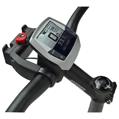 Abbildung von Klickfix Lenkeradapter E mit Schloss für Bikes Display, universal Passend Lenker 22 26 mm und Oversize 31,8 Durchmesser