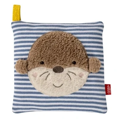 Abbildung von Fehn Kirschkernkissen Otter Kuschelkissen mit entnehmbarem Wärme / Kältesäckchen für Babys und Kleinkinder ab 0+ Monaten