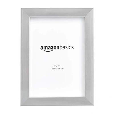 Abbildung von Amazon Basics Rechteckig Fotorahmen, 13 x 18 cm, , 2 Stück, Nickelfarben
