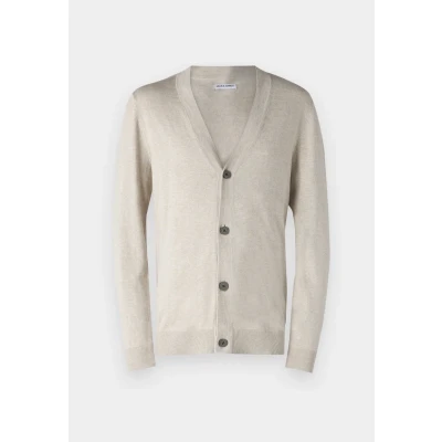 Abbildung von Jack &amp; Jones Jjeemil KNIT Button Cardigan Strickjacke, Herren, Größe: XL, Oatmeal/melange
