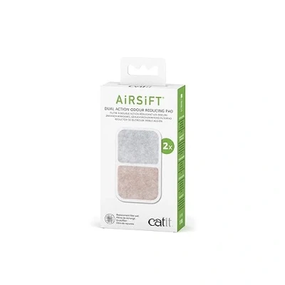 Abbildung von Catit AiRSiFT Dual Action Pad, Geruchspad Katzentoiletten, 2er Pack