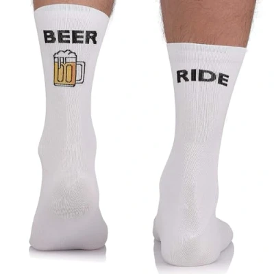 Abbildung von TODO Fahrradsocken Herren und Damen. Atmungsaktive Rennrad Socken. Bier Fahrrad Socken Herren, Radsocken (Beer Ride, 39 42)