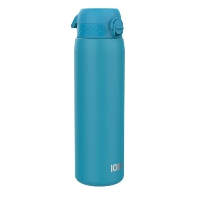 Abbildung von Ion8 Vakuumisolierte Edelstahl Trinkflasche, 1 Liter, 920 ml, Auslaufsicher, Einhandöffnung, Sichere Verriegelung, Spülmaschinenfest, Tragegriff, Langlebig, Ideal für Sport und Yoga, Blau