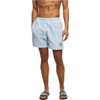 Abbildung von Urban Classics Block Badeshorts, Herren, Größe: Large, Summerblue