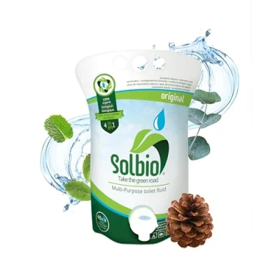 Abbildung von Solbio Original XL 1.6L Sanitärflüssigkeit ökologischer Sanitärzusatz für Campingtoilette 40 Dosierungen