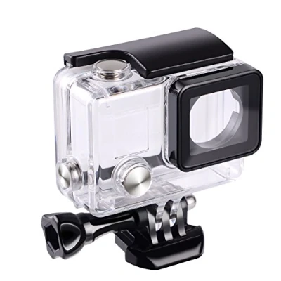 Abbildung von SupTig wasserdichte Schutzhülle für GoPro Hero 4, 3+, 3, Verwendung der Sport Kamera bis 45 m unter Wasser