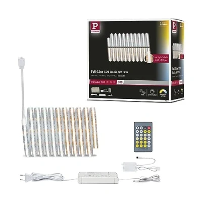 Abbildung von Paulmann 71111 MaxLED 500 LED Strip Full Line COB 3m 15W 600lm/m 640LEDs/m Tunable White 36VA Band erweiterbar, Tunablewhite