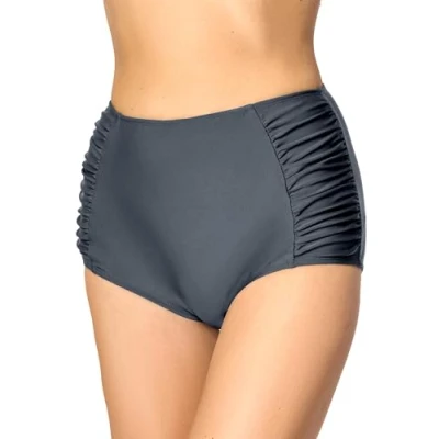 Abbildung von Merry Style Damen Bikinislip MS10 119 Bikinihose Bauch Weg Effekt (Graphite (9154), 40)