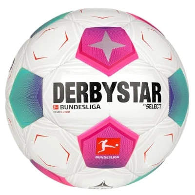 Abbildung von DERBYSTAR Unisex Jugend Bundesliga Club S Light v23 Fußball, Weiß, 4