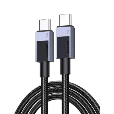 Abbildung von UGREEN 100W USB C Kabel PD 3.0 Ladekabel auf Schnellladekabel 5A/20V kompatibel mit iPhone 16/15, M3 MacBook Pro/Air, iPad Air/Pro 2024, Galaxy S24 Ultra A55 Pixel 9 Steam Deck usw. (3m)