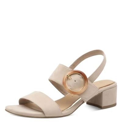 Abbildung von Marco Tozzi Riemensandalette, Damen, Größe: 38, Dune Schuhe
