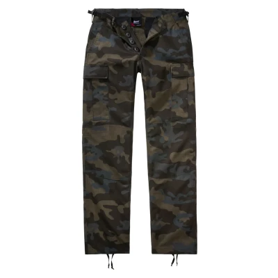 Abbildung von Brandit BDU Ripstop Cargohose, Damen, Größe: 28, Dark camouflage