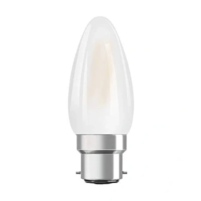 Abbildung von OSRAM LED Kerze B22d Classic 827 4W matt