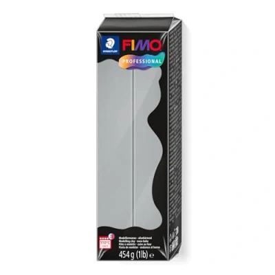 Abbildung von STAEDTLER 8041 80 ST FIMO professional ofenhärtende Modelliermasse (Großblock 454g (1 lb)) Farbe: delfingrau