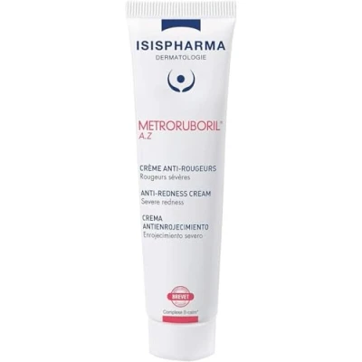 Abbildung von Isispharma METRORUBORIL A.Z Anti Rötungen Creme 30 ml Mit 15% Azelainsäure Reduziert Rötungen, Verbessert Die Mikrozirkulation in unseren Labors Frankreich hergestellt.