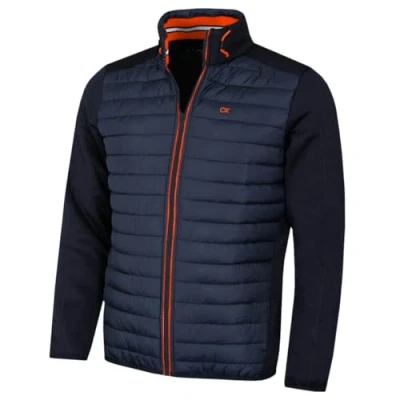 Abbildung von Calvin Klein Herren CK Hybrid Insulate Leichte Jacke Marine/Orange M
