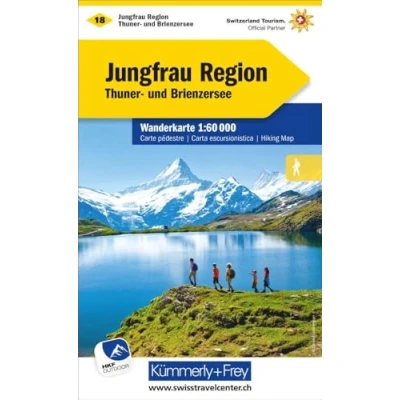 Abbildung von Kümmerly+Frey Wanderkarte 18 Jungfrau Region 1:60.000: mit dem Thuner und Brienzersee. Wetterfest, matt laminiert free Download (Kümmerly+Frey 1:60.000, Band 18)
