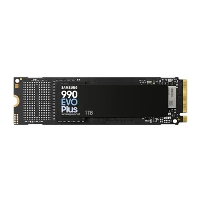 Abbildung von Samsung 990 EVO Plus NVMe M.2 SSD 1 TB, PCIe 4.0 x4 / 5.0 x2, 2.0 (2280), 7.150 MB/s Lesen, 6.300 Schreiben, Interne für Gaming und Grafikbearbeitung, MZ V9S1T0BW