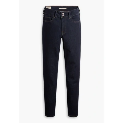 Abbildung von Levi&#039;s 711 Double Button Skinny Jeans Fit, Damen, Größe: 26x32, Blue wave rinse