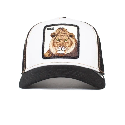 Abbildung von Goorin Bros. Unisex Erwachsene The Farm Original Adjustable Snapback Trucker Hat Baseballkappe, Schwarzer König Löwe, Einheitsgröße