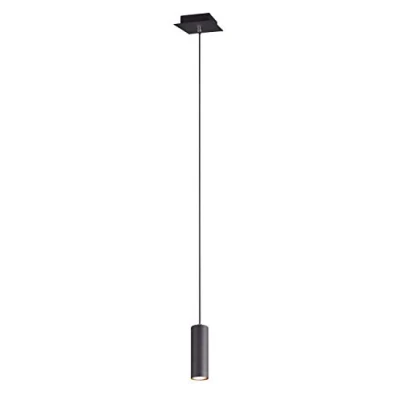 Abbildung von Trio Leuchten Pendelleuchte Marley 312400132, Metall Schwarz matt, Pendel 1 flammig, exkl. x GU10