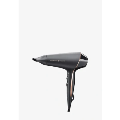 Abbildung von Remington Haartrockner Profi Ionen [2400W, 150km/h, 3 Stylingaufsätze] Proluxe (OPTIheat Technologie für lang anhaltende Styling Ergebnisse, Ionenpflege Anti Frizz, langlebiger AC Motor) AC9140B