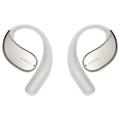 Abbildung von Xiaomi OpenWear Stereo Leichter Bluetooth Open Ear Kopfhörer für den ganzen Tag mit 7.5 + 38.5 Stunden Akkulaufzeit, Hi Res Audio, Dynamischer Treiber, KI Rauschunterdrückung, Sandstone Beige