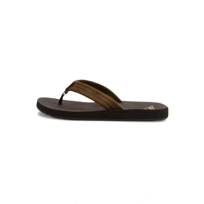 Abbildung von Quiksilver Carver CORE Zehentrenner brown, Herren, Größe: 44, Brown Veloursleder